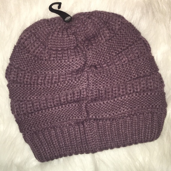 C.C Beanie Hat in Violet NWT - Picture 7 of 10